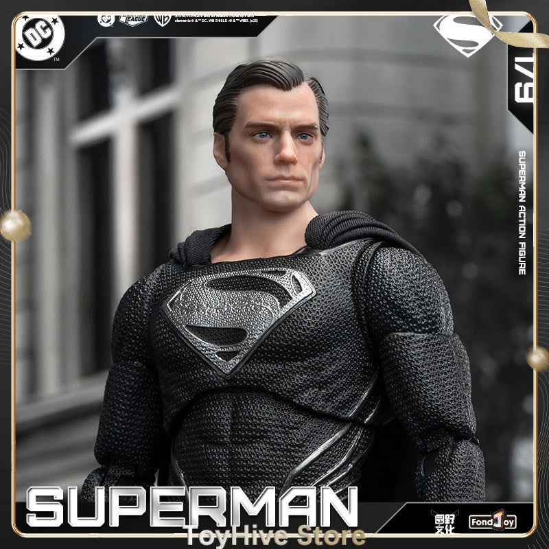 Original Fondjoy Black Suit Superman 2.0 Action Figure – 1/9 Scale Zack Snyder&