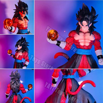 29cm Dragon Ball SSJ4 Gogeta Figure – Super Saiyan 4 Fusion PVC Action Statue Model