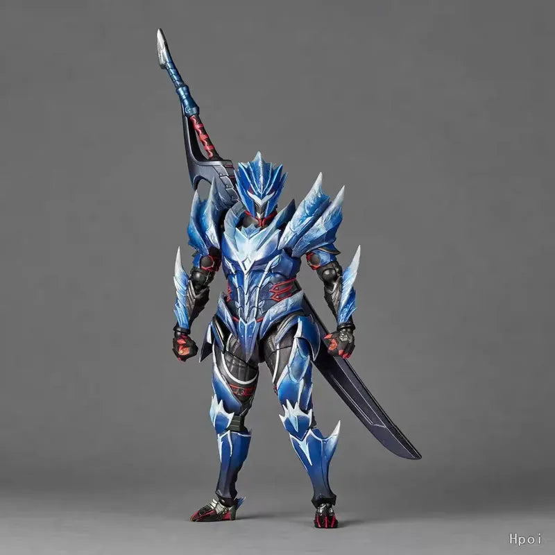 Kaiyodo Revoltech Amazing Yamaguchi Lunagaron Figure Set quadrupedal stance