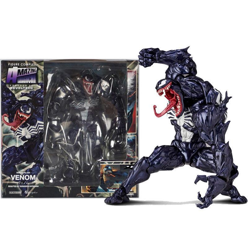 Amazing Yamaguchi Venom Action Figure – Revoltech Style Movable Statue & Collectible