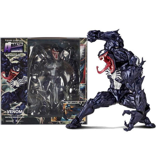 Amazing Yamaguchi Venom Action Figure – Revoltech Style Movable Statue & Collectible
