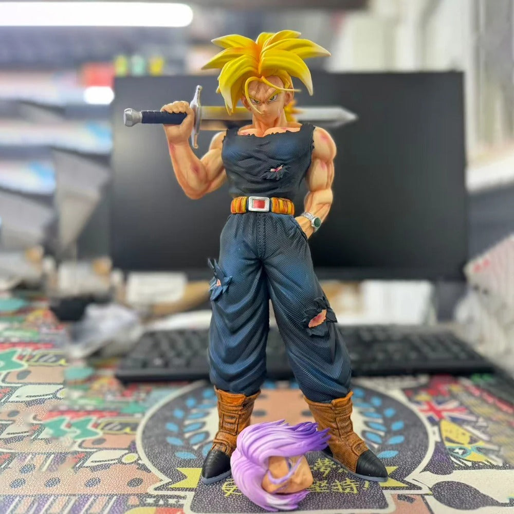 32.5cm Dragon Ball Z Trunks Action Figure – PVC Statue & Anime Collectible Display Model