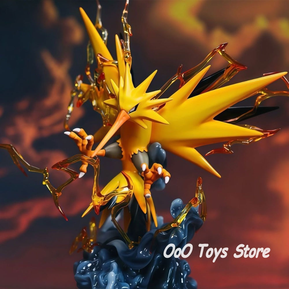 15.5cm Zapdos Anime Action Figure – Legendary Electric Bird PVC Desktop Model Toy