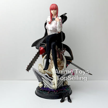46cm Chainsaw Man Makima Action Figure – Large PVC Statue Desktop Ornament Model Toy