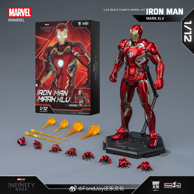 Fondjoy 1/12 Scale Iron Man Mark 45 Action Figure – 15.5cm Avengers: Age of Ultron Articulated Model Toy