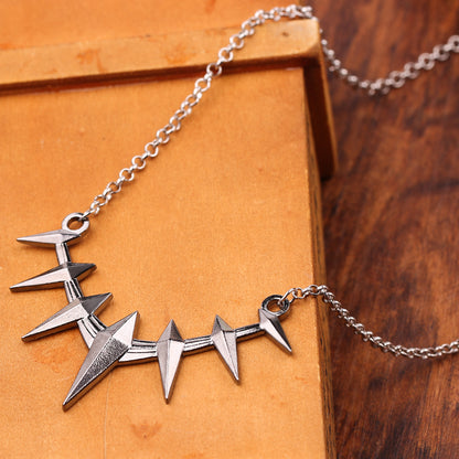 Black Panther Claws Pendant Necklace