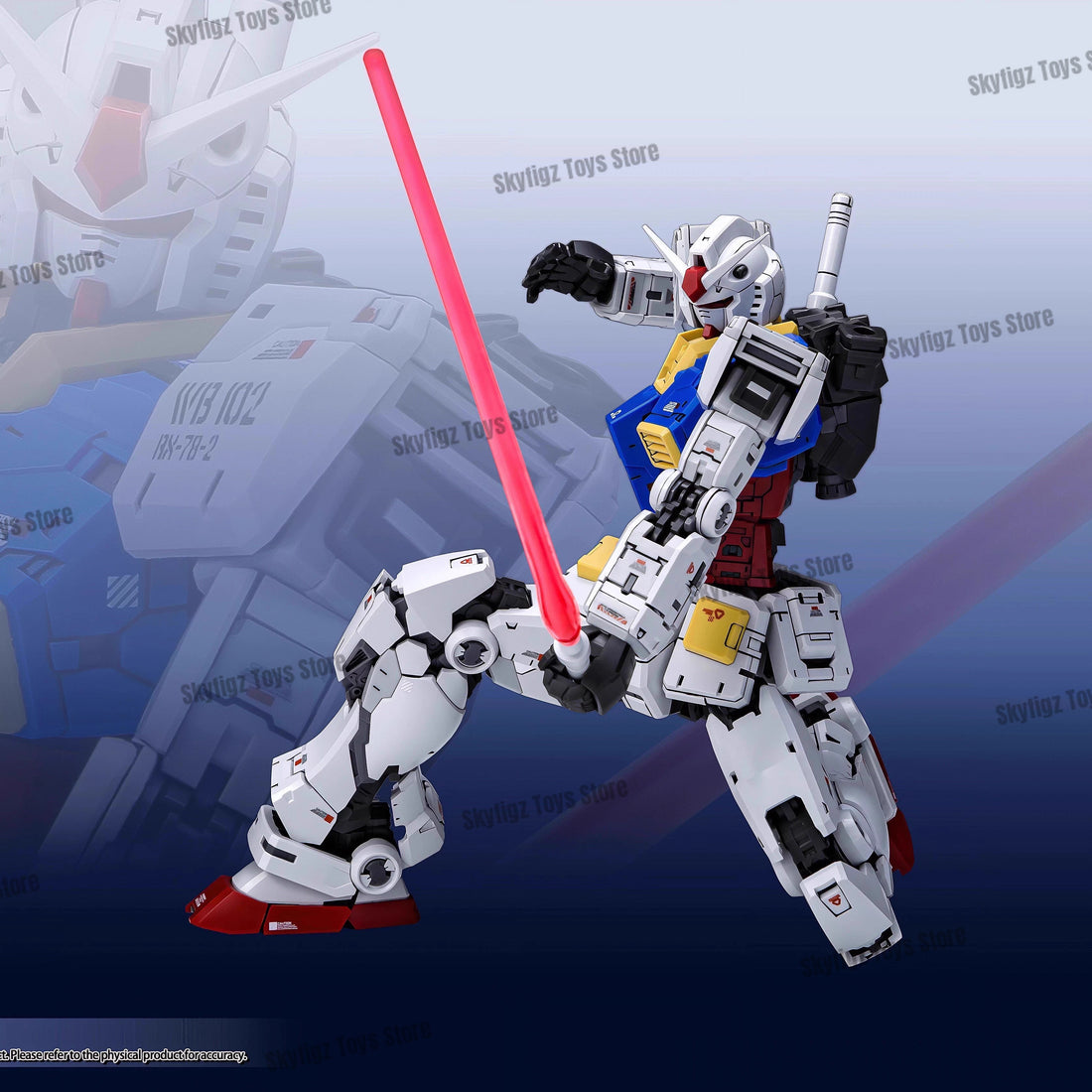 FAT CAT Model RG 1/100 RX-78-2 Gundam Ver 2.0 Assembly Model Kit – Articulated Robot Collectible Model