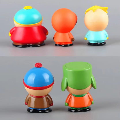 Southern Park 5PCS Action Figure Set – Animated Character Desk Toys &amp; Home Decor Ornaments