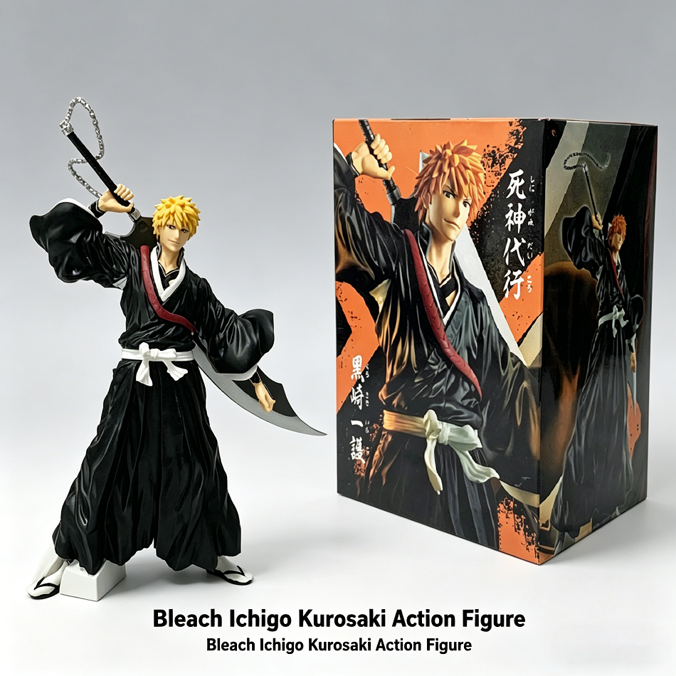 21cm Bleach Anime Figure – Kurosaki Ichigo Action Figure PVC Model Toy Collectible
