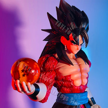 29cm Dragon Ball SSJ4 Gogeta Figure – Super Saiyan 4 Fusion PVC Action Statue Model