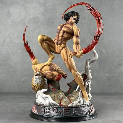 Attack on Titan Eren Jaeger Combat Form Action Figure – Attack Titan PVC Desktop &amp; PC Case Model