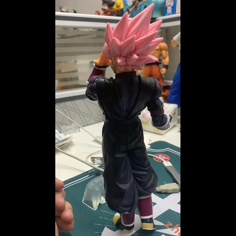 25cm Super Dragon Ball Heroes Zamasu &amp; Goku Black Figure – PVC Action Statue Model Collectible