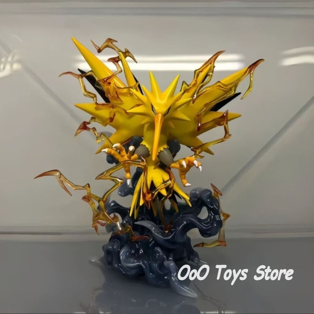 15.5cm Zapdos Anime Action Figure – Legendary Electric Bird PVC Desktop Model Toy