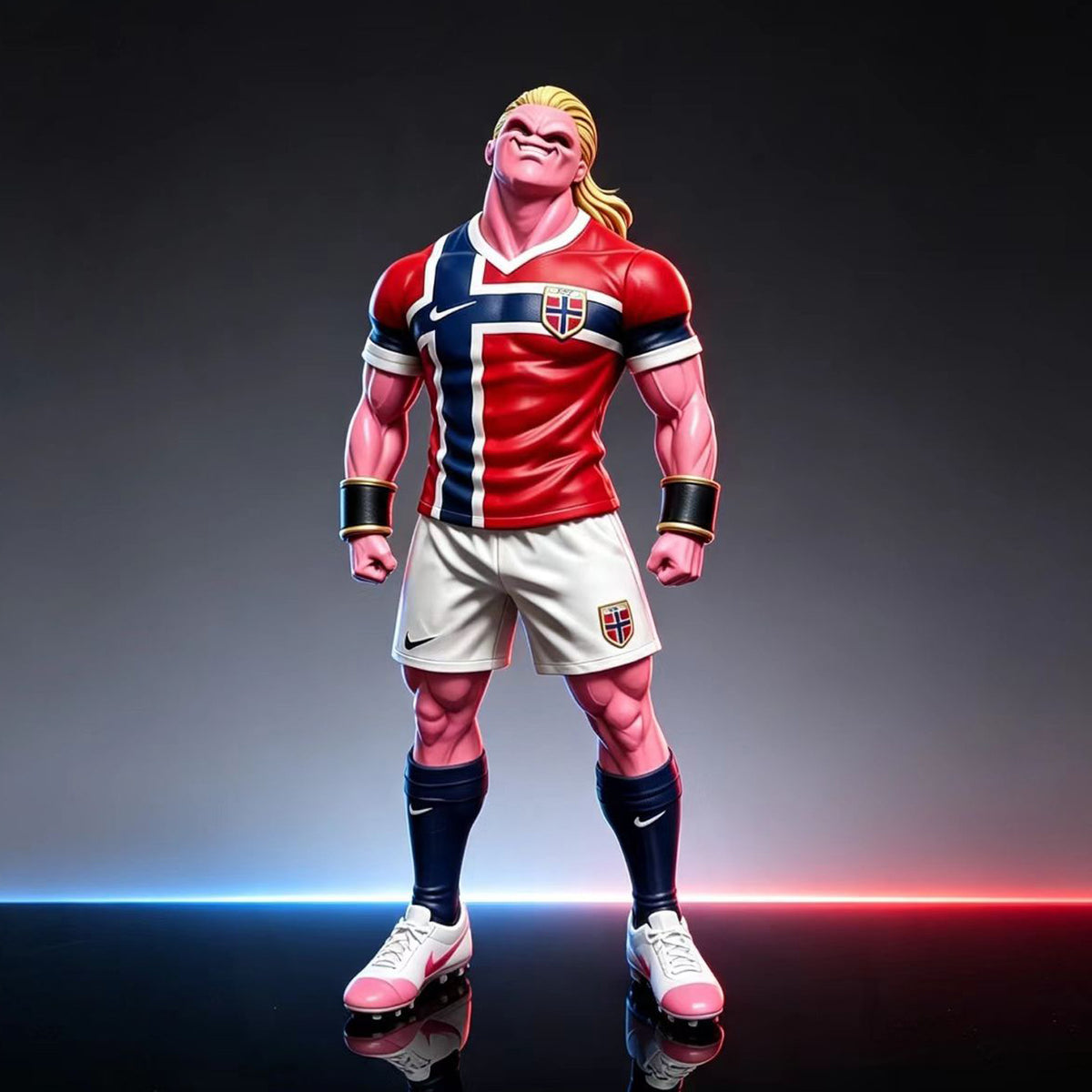 Dragon Ball Z Haaland x Majin Buu Anime Figure – Crossover Character Desktop Display Model