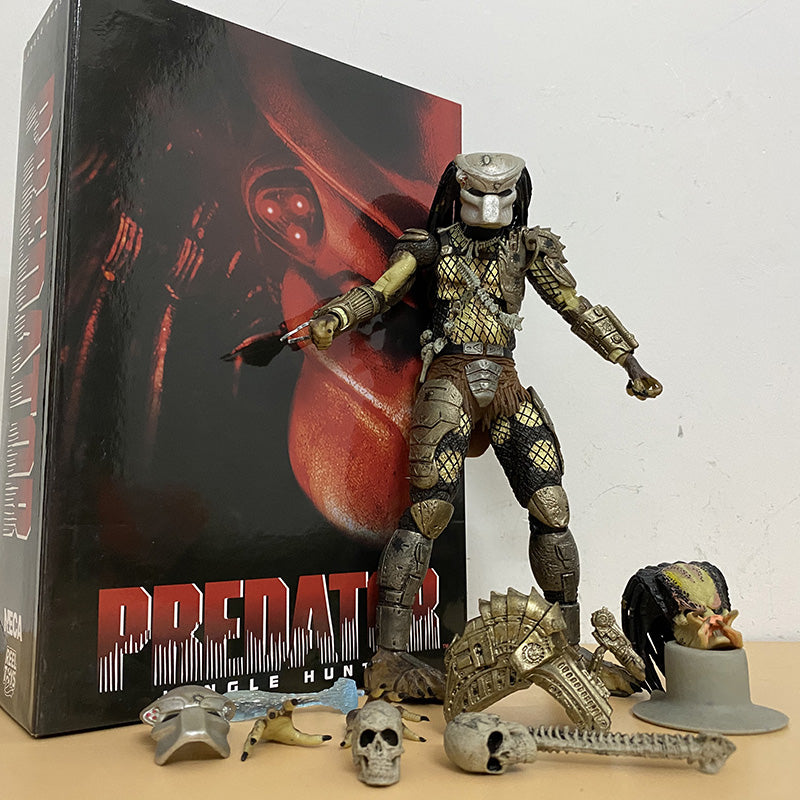 Jungle Hunter Predator Action Figure – Joint Movable Sci-Fi Alien PVC Collectible Model