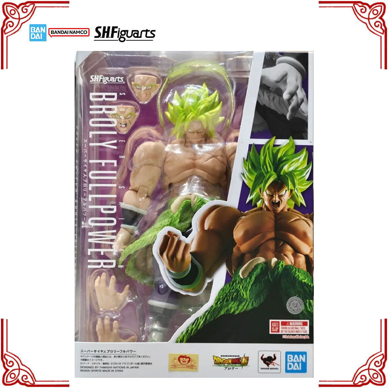 Genuine Bandai S.H.Figuarts Super Saiyan Broly Full Power Action Figure – Dragon Ball Super Model Toy